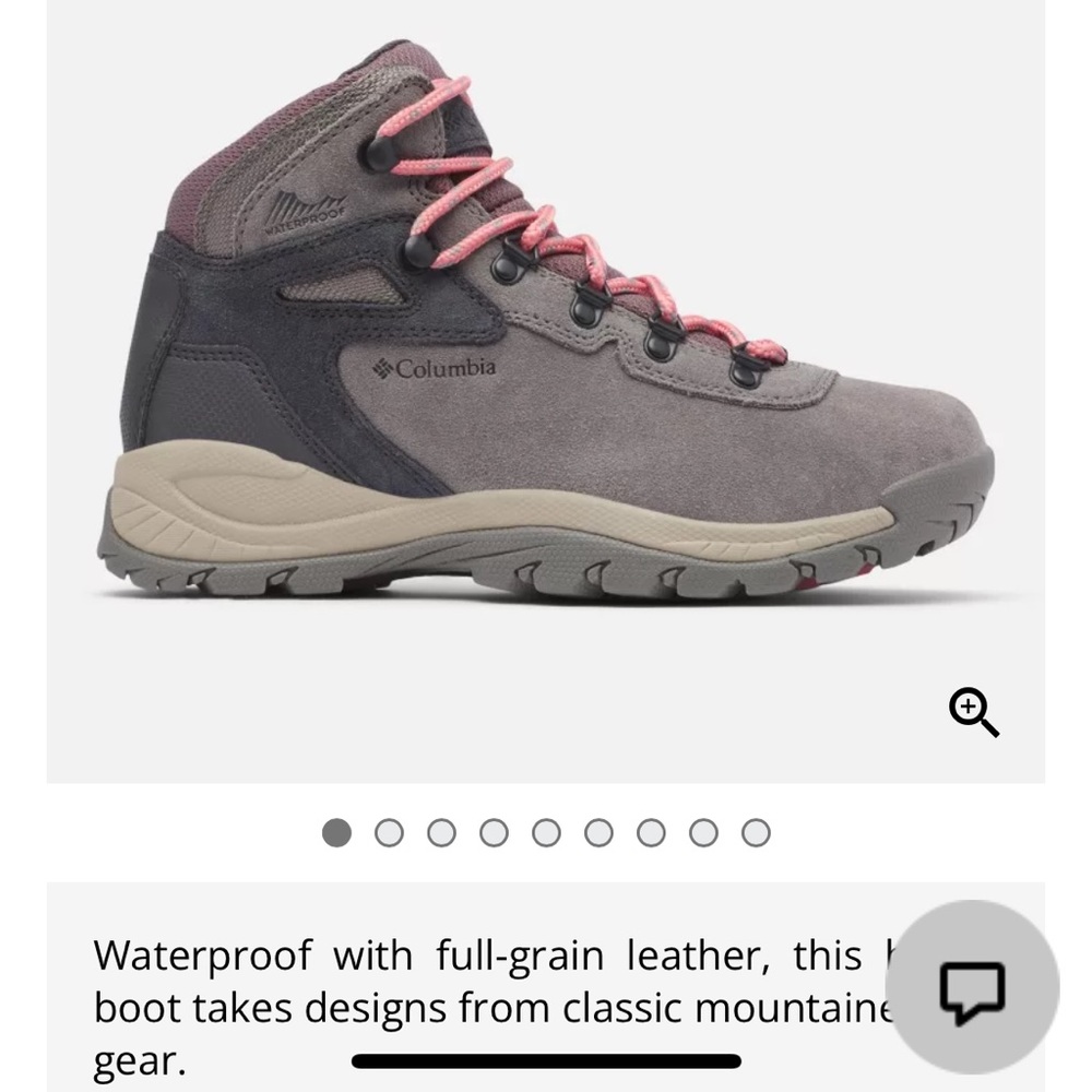 Columbia “Womens Newton Ridge” Hiking boots. Size 5.5
